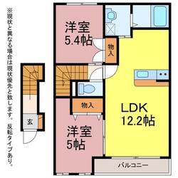 グラスフルールの物件間取画像